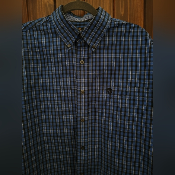 George Strait Wrangler Mens long-sleeved dress shirt - Picture 2 of 11
